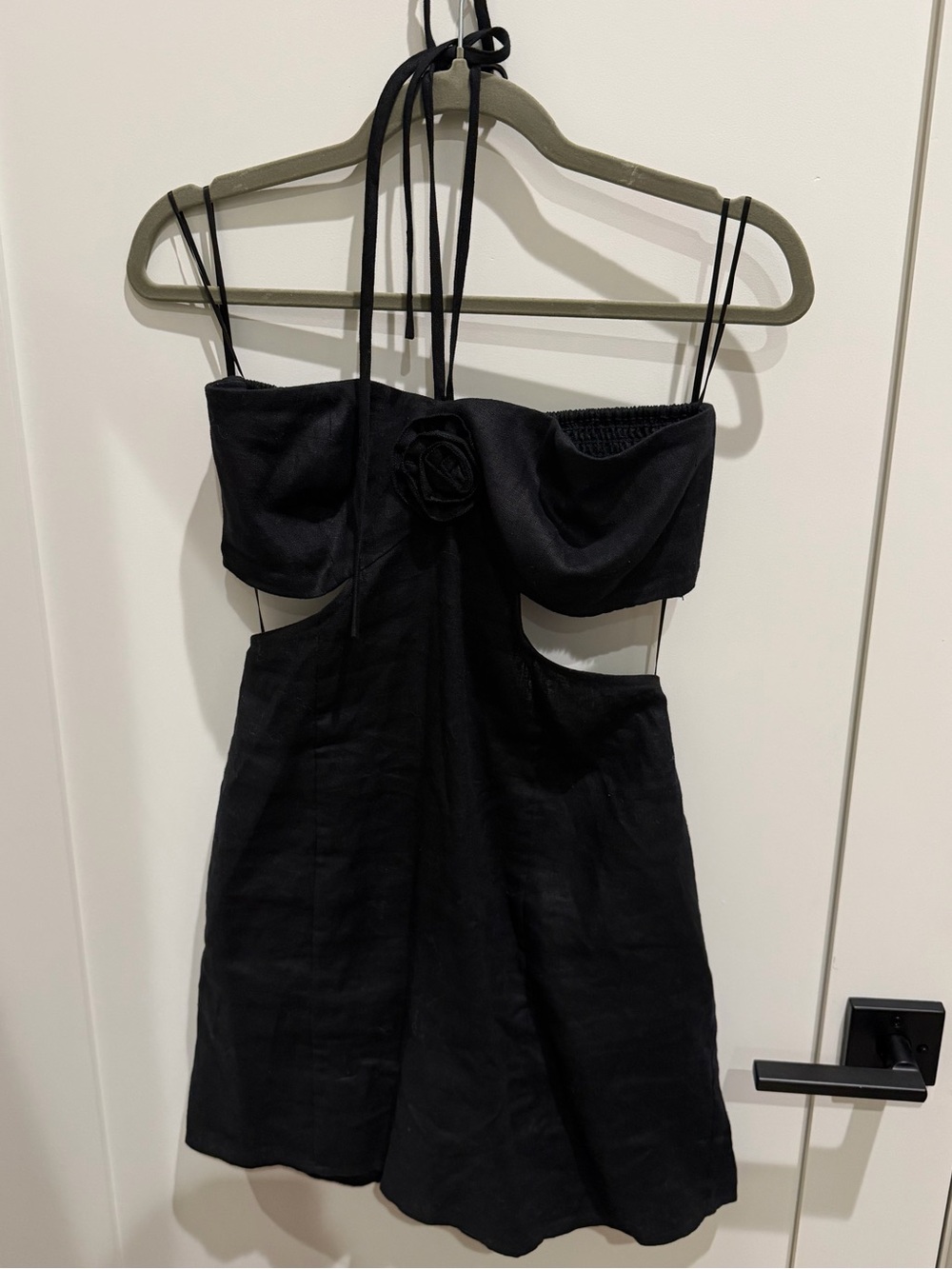 Reformation Mini Black Dress